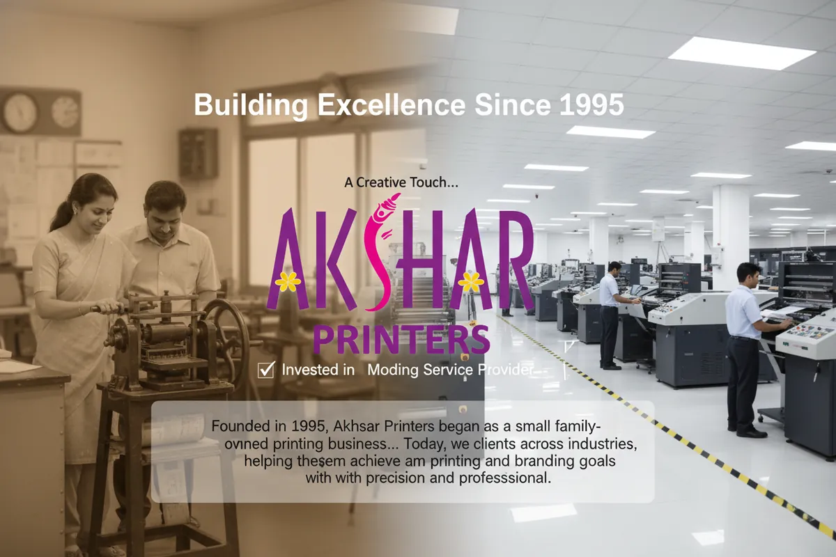 Akshar Printers - 25+ years of printing excellence in Ahmedabad